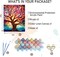 Paint by Numbers Kits for Adults – Stained Glass Tree DIY Acrylic Painting Kit on Canvas, Beginner-Friendly Paint by Numbers Art for Home Wall Decor or Gifts, 16x20 Inch Frameless